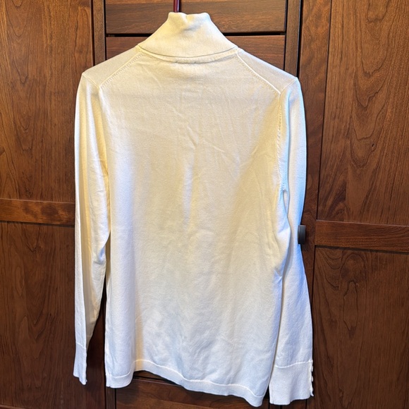 NWT Talbots turtleneck in ivory - Picture 2 of 10